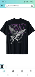 Camisa negra con angel